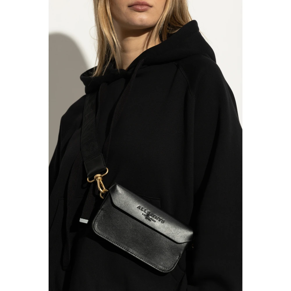 AllSaints Schoudertas Zoe Black Dames