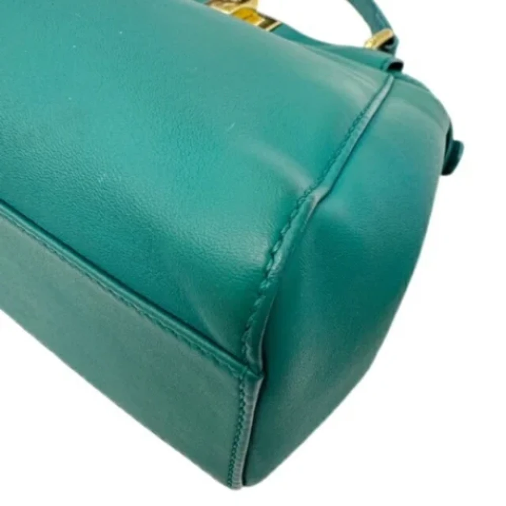 Fendi Vintage Pre-owned Fabric fendi-bags Green Dames