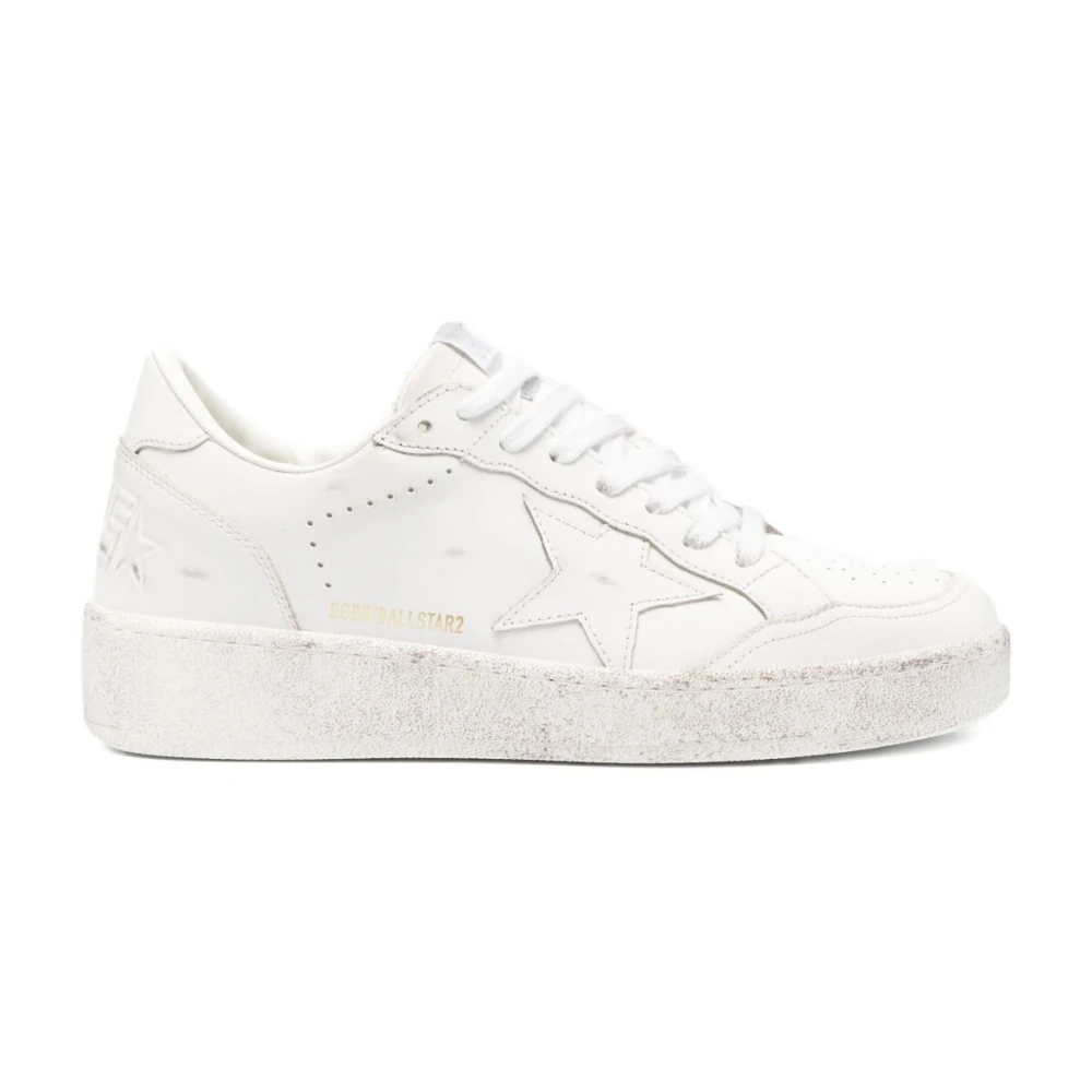 Golden Goose Witte Sneakers voor een stijlvolle look Heren Schoenen