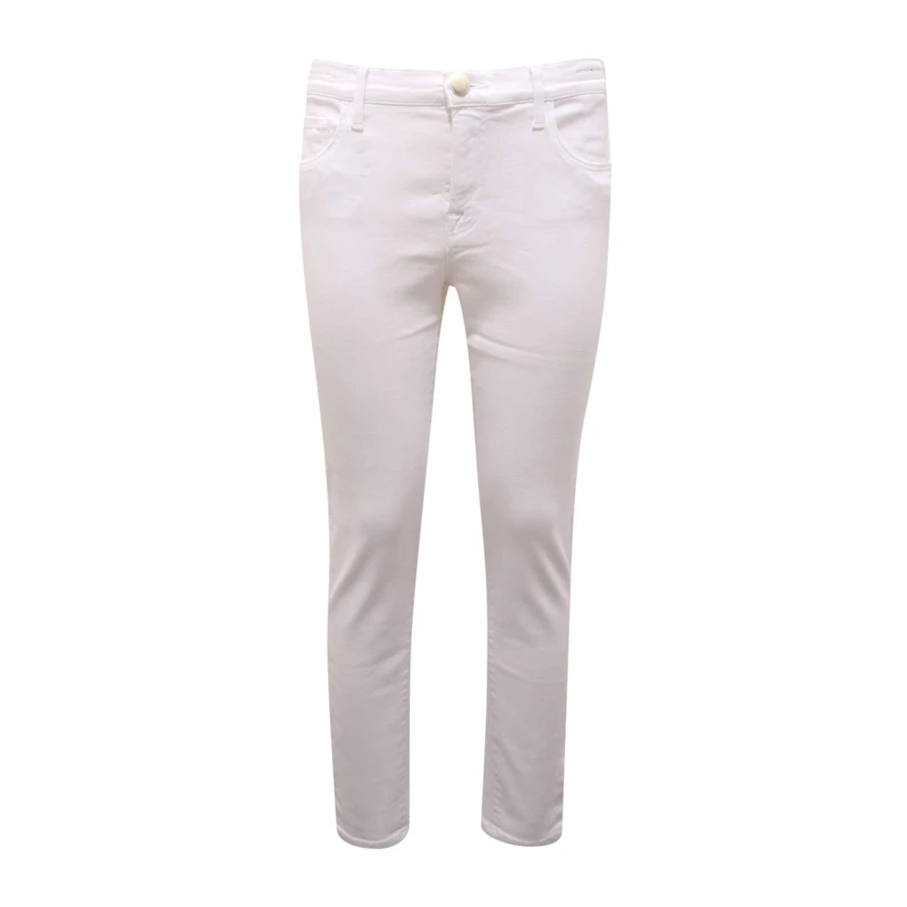 Jacob Cohën Donna Bianco Kimberly Crop Trousers