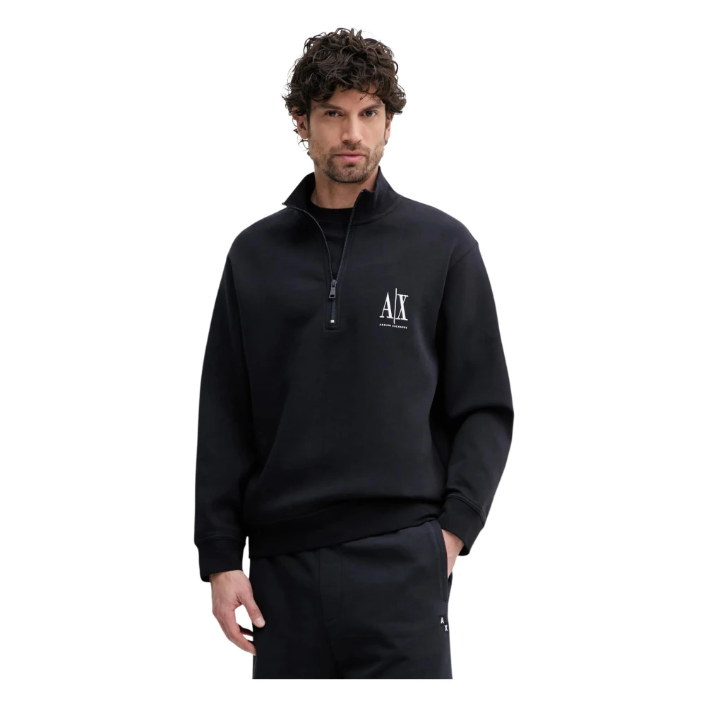 Armani Exchange Uomo Nero Felpe, Xl, New,