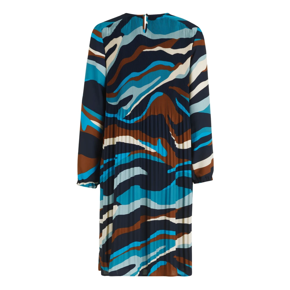 Betty Barclay Jurk met Lange Mouwen en Plooien Multicolor Dames