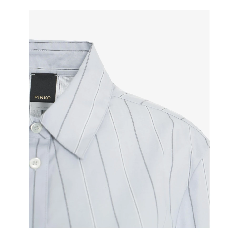 pinko Pope Line Poplin Overhemd White Dames