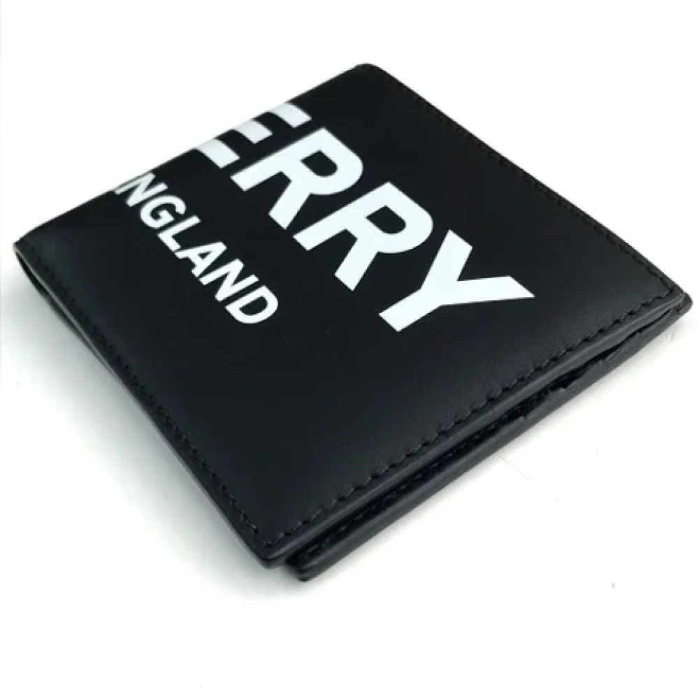 Burberry Vintage Pre-owned Leather wallets Black Heren