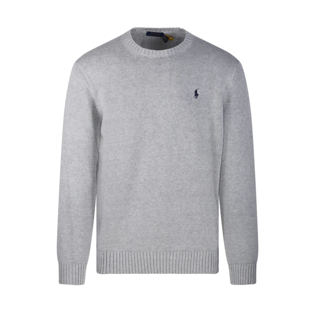 Ralph Lauren Men's Gray Round Neck Jumper