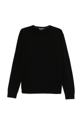 pull-en-laine-noir-logo-brode