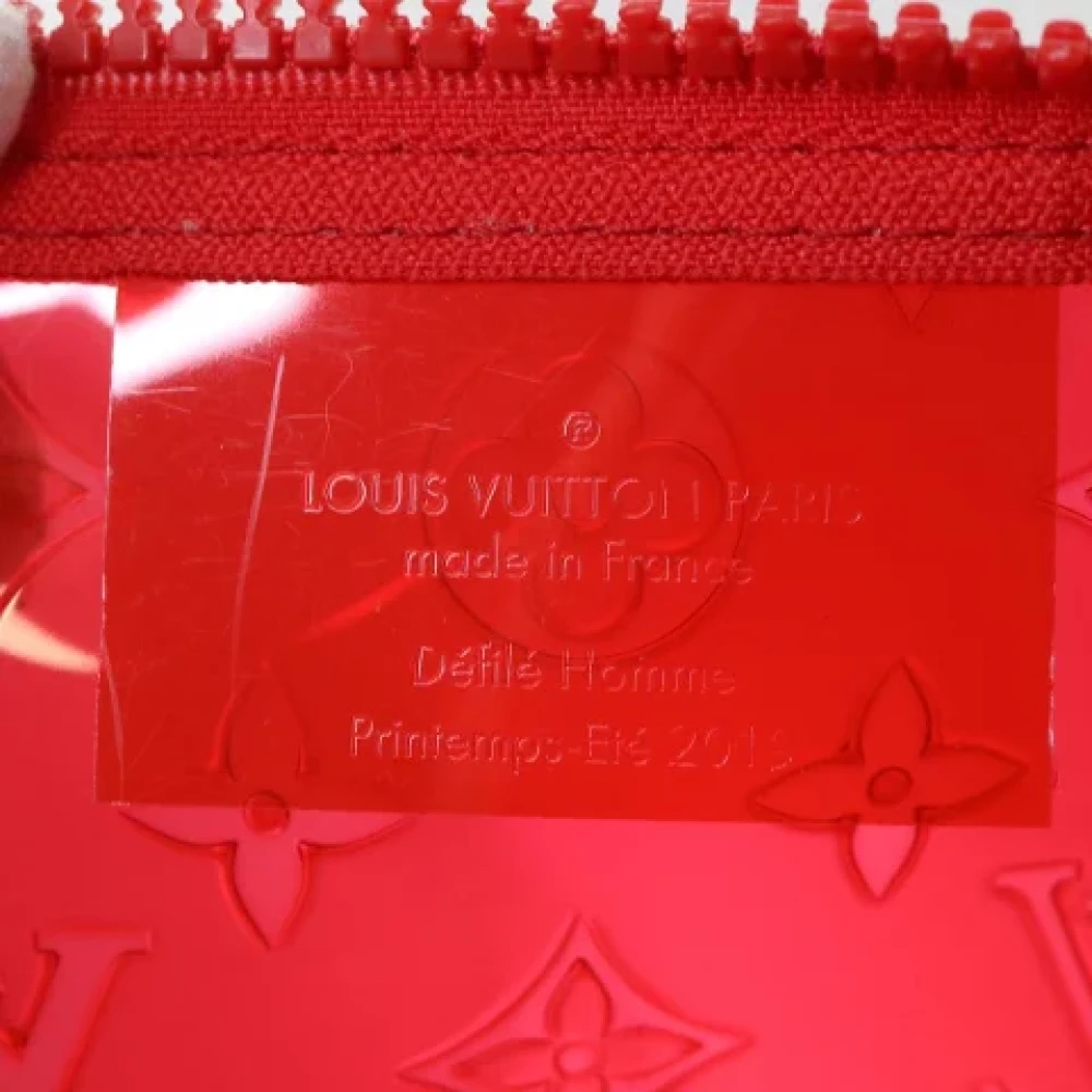 Louis Vuitton Vintage Pre-owned Plastic handbags Red Dames