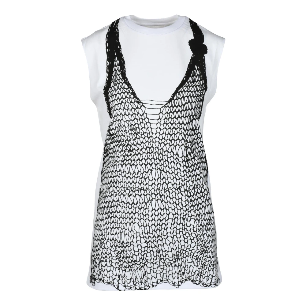 SPORTMAX Katoenen T-shirt voor Actieve Levensstijl Black Dames