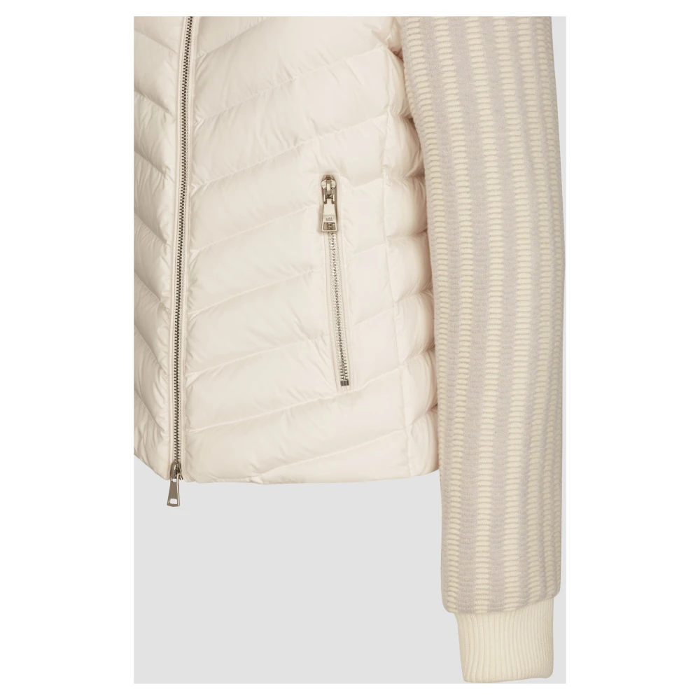 add Bomber IN Cocoon + Bubble UP Gebreid Beige Dames