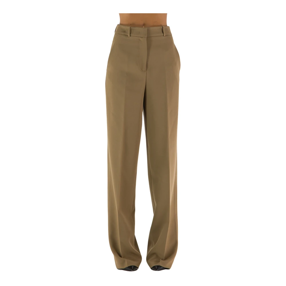 Hinnominate Wide Trousers Brown Dames