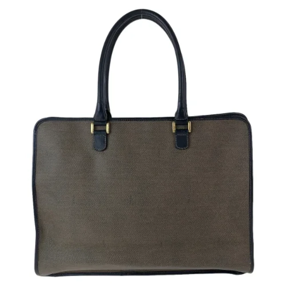 Fendi Vintage Pre-owned Canvas handbags Brown Dames