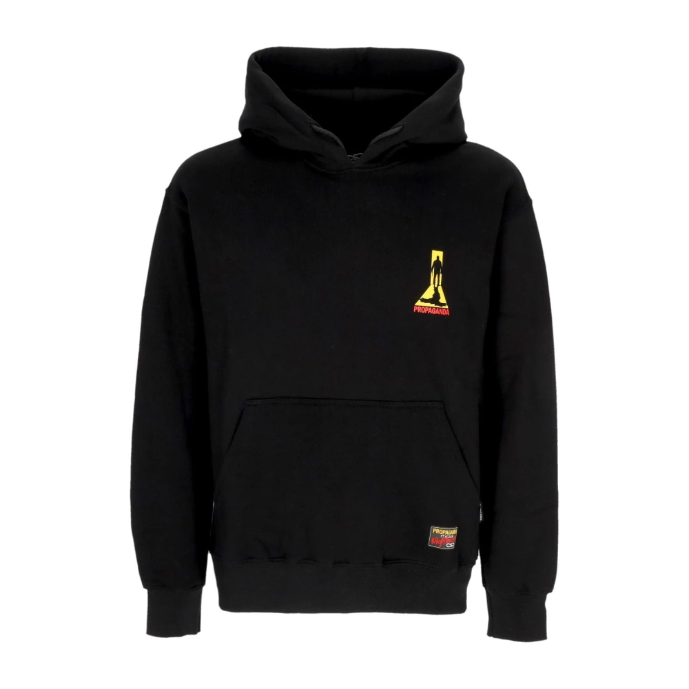 Propaganda Nightmare Zwarte Hoodie Lange Mouw Black Heren