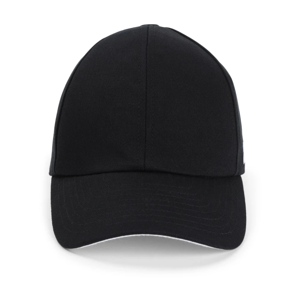 Courrèges Zwarte Katoenen Modehoed Black Dames