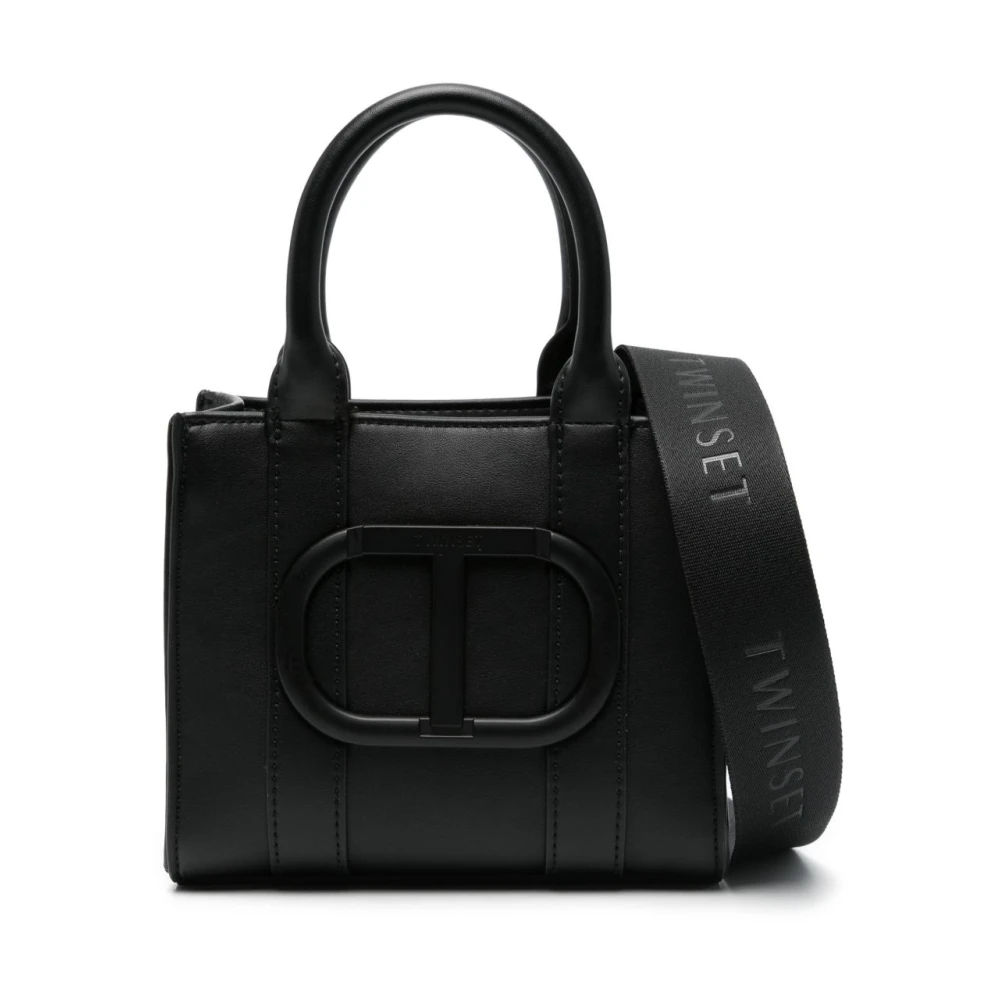 Twinset Zwarte tassen voor een stijlvolle uitstraling Black Dames