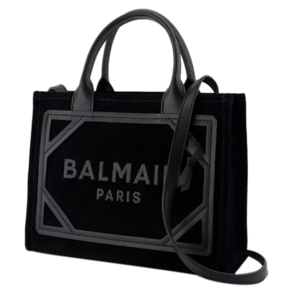 Balmain B-Army Small Shopper Tas Black Dames