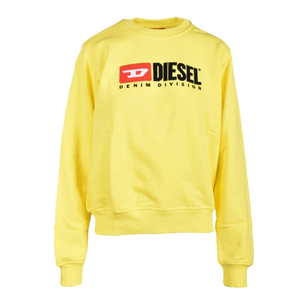 Diesel Katoenen Sweatshirt Yellow Dames