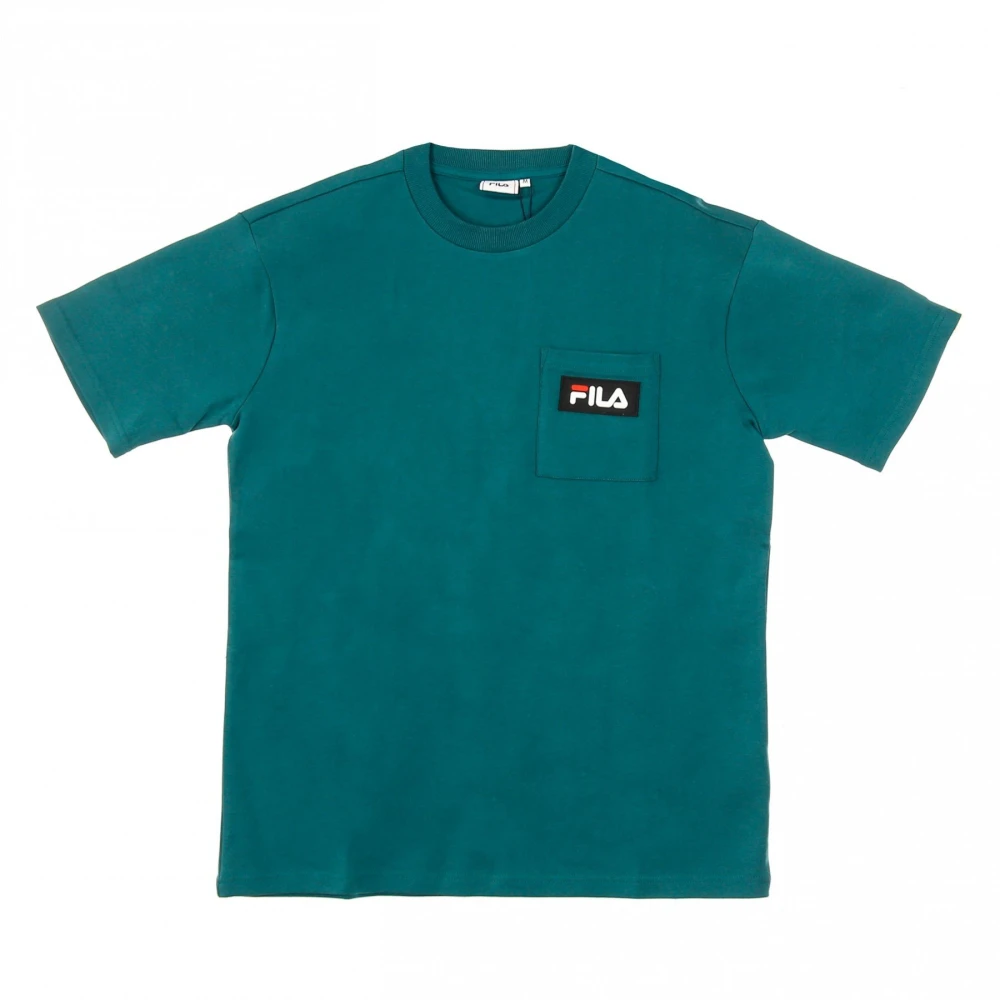 Fila Dropped Shoulder Tee Storm Green, Herr