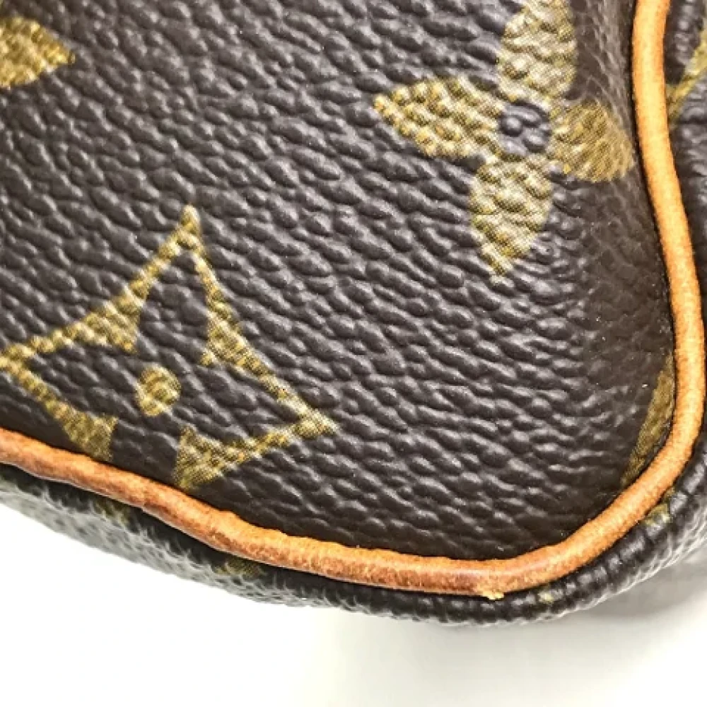 Louis Vuitton Vintage Pre-owned Cotton louis-vuitton-bags Brown Dames