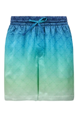 Gradient Monogram Stickade Shorts