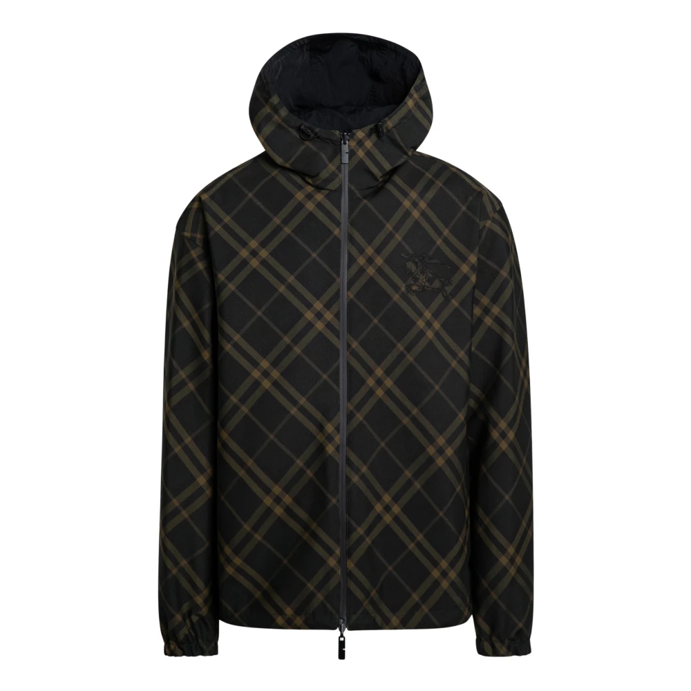 Burberry Gewatteerde jas Green Heren