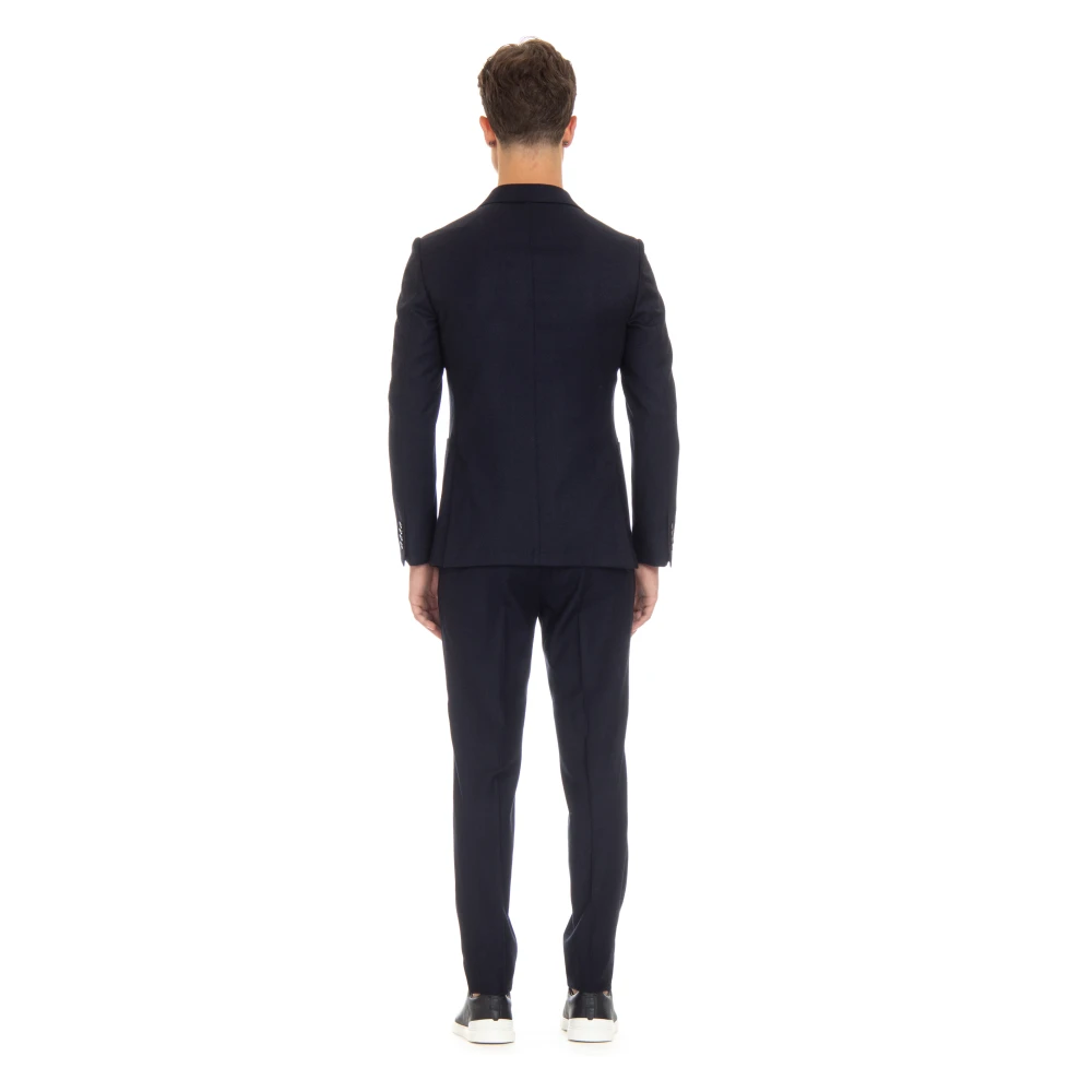 Ermenegildo Zegna Blauwe Merinowollen Jurk Blue Heren