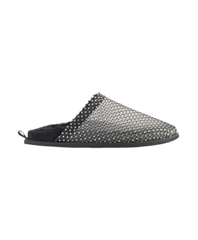 zwarte-mesh-strass-platte-muiltjes
