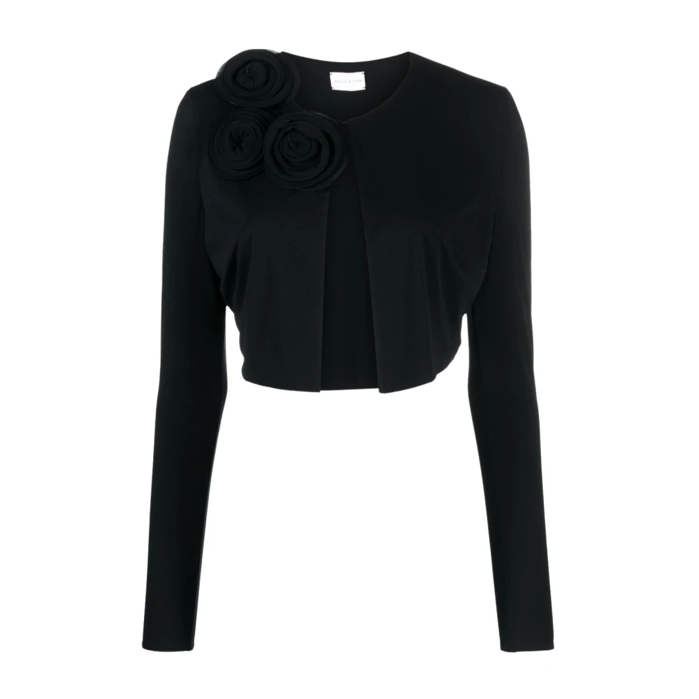 Magda Butrym Dameskleding Sweatshirts Zwart Aw23 Black Dames