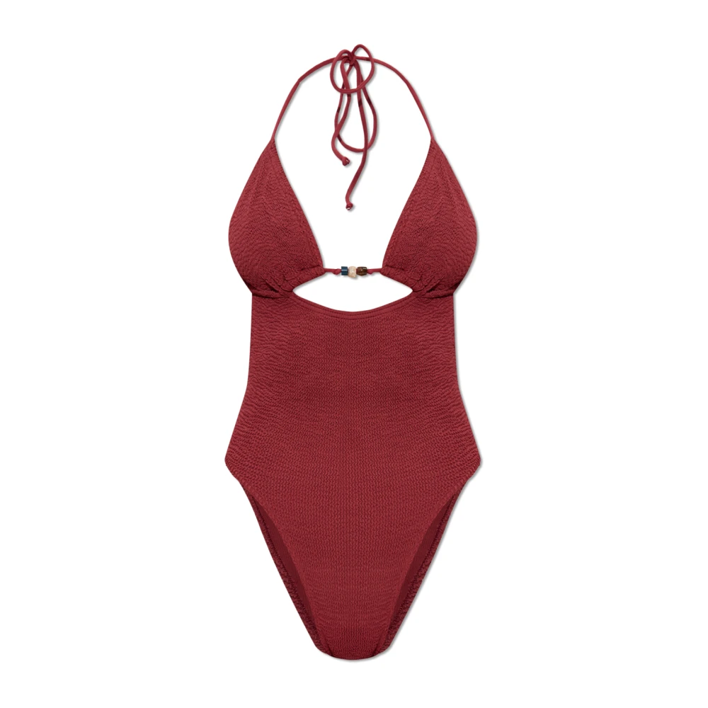 Bond-Eye Badpak met kralen Fowler Red Dames