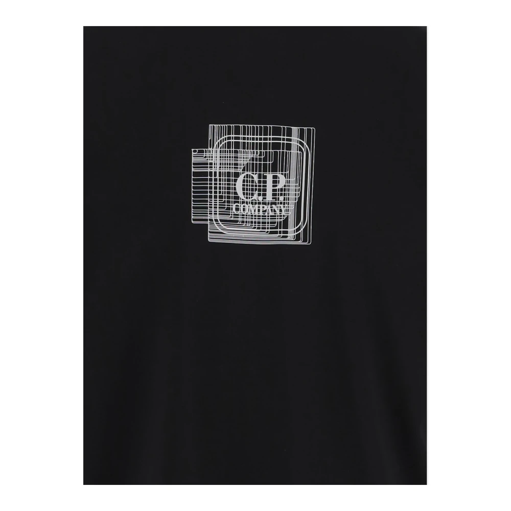 C.P. Company Zwarte T-shirts en Polos Black Heren