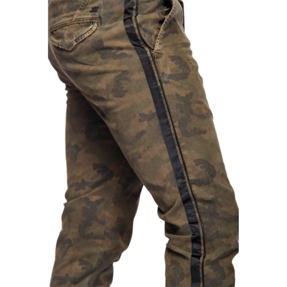 Mason's Slim-fit Trousers Green Heren