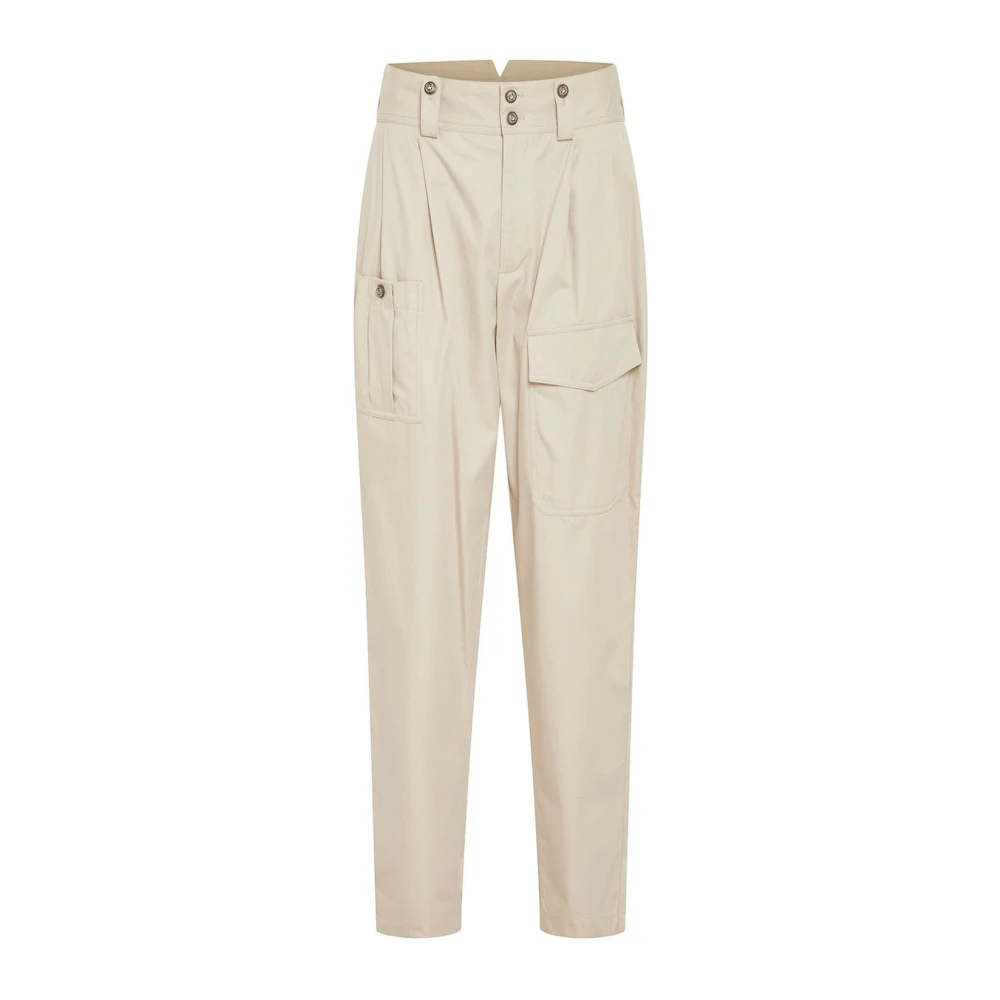 Dolce & Gabbana Tapered Trousers Beige