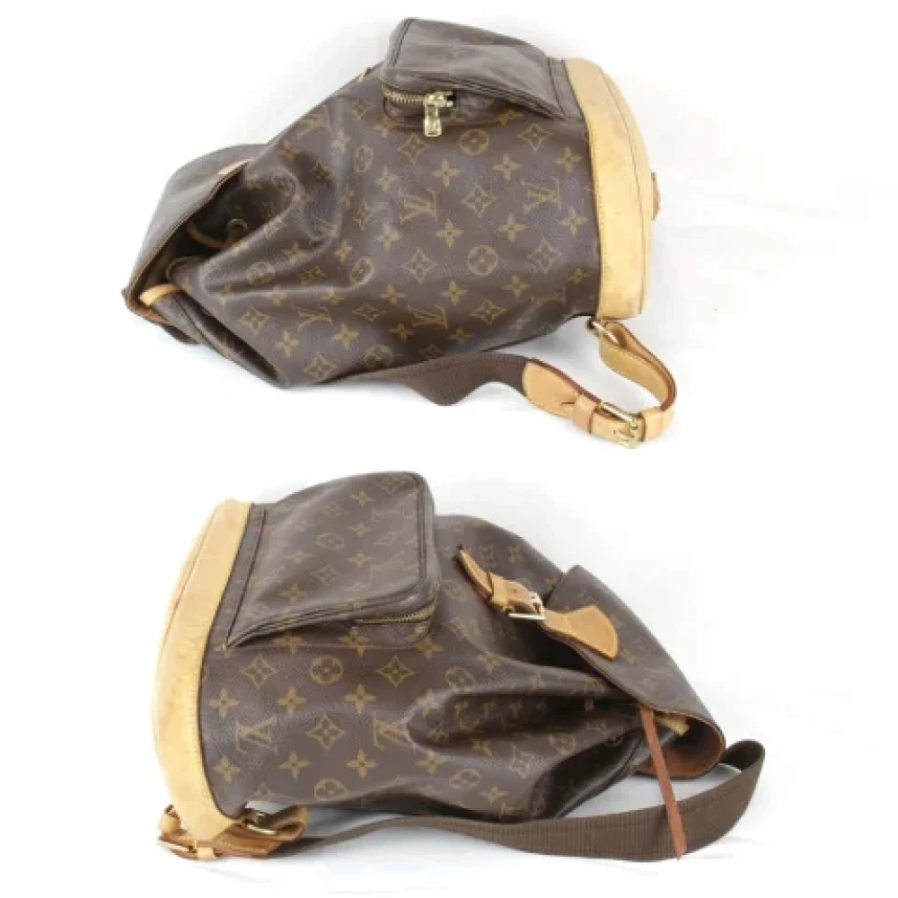Louis Vuitton Vintage Pre-owned Canvas backpacks Brown Dames