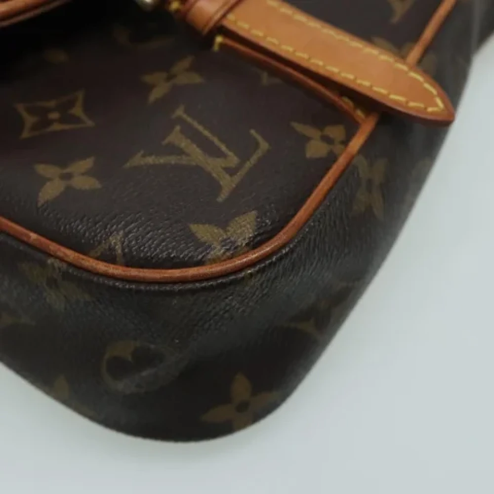Louis Vuitton Vintage Pre-owned Canvas backpacks Brown Dames