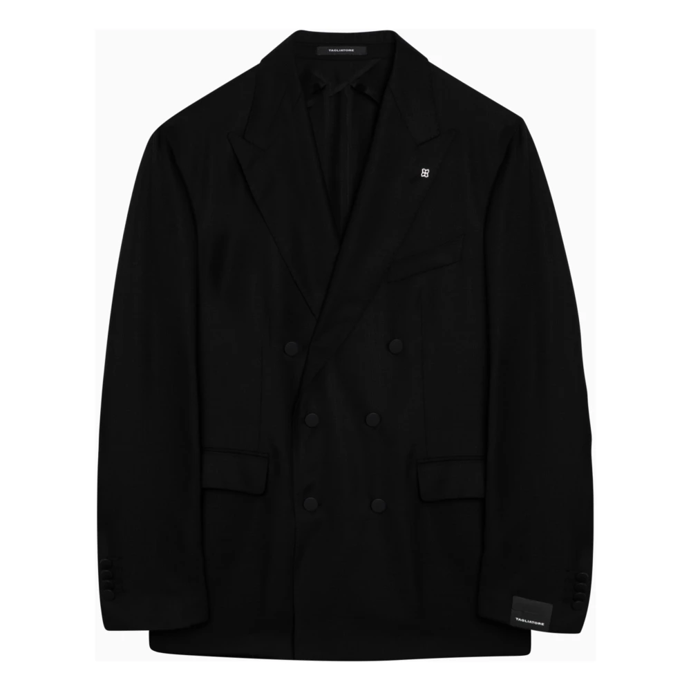Tagliatore Dubbelbreasted Jas New York Black Heren