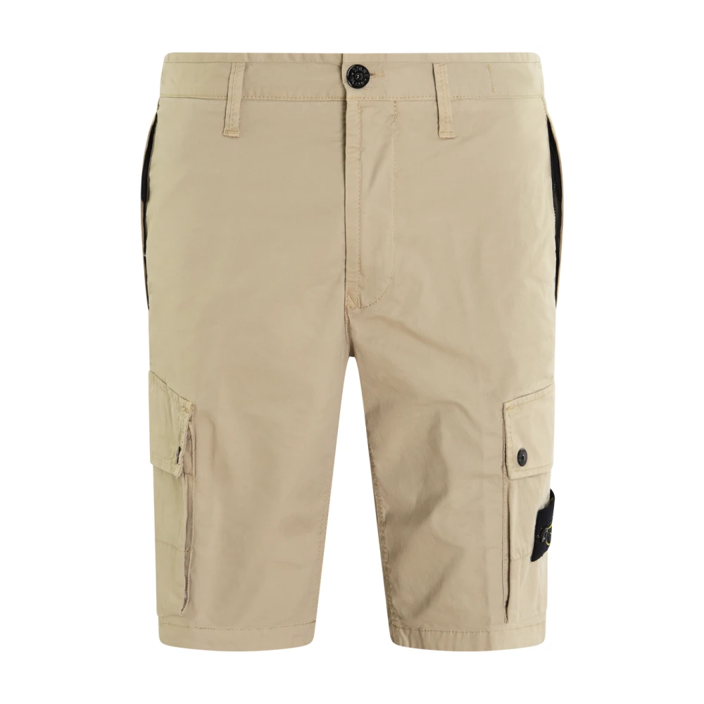 Stone Island Bermuda Shorts voor Heren Beige Heren