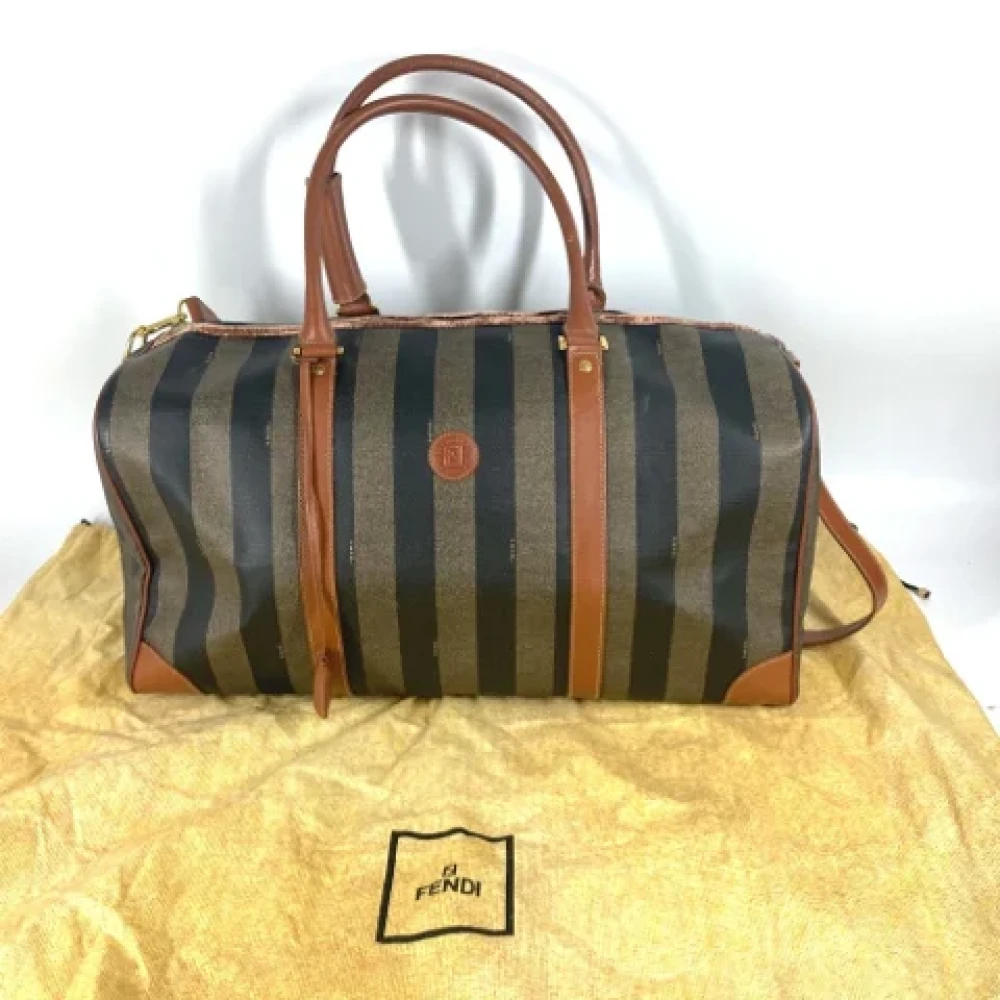 Fendi Vintage Pre-owned Canvas fendi-bags Brown Dames