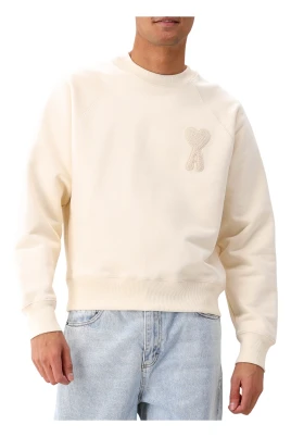 Beige Heavy Loopback Sweater