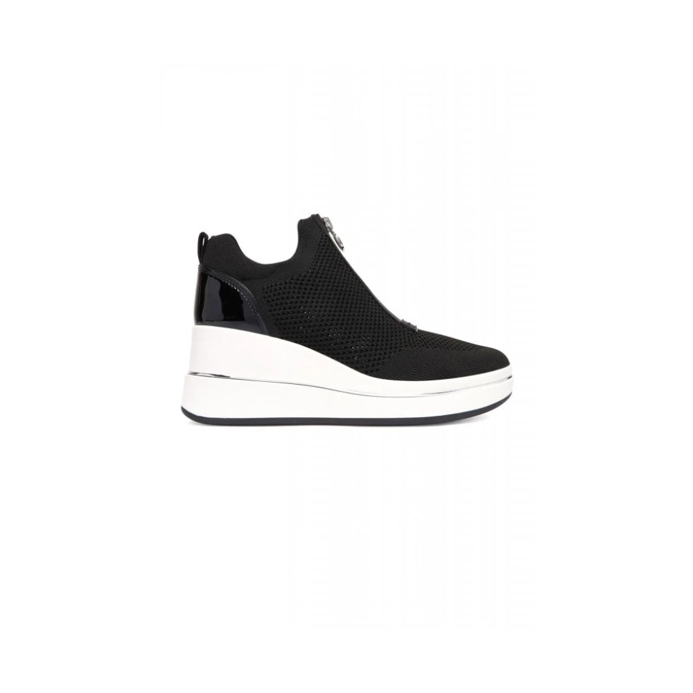 Michael Kors Emmy Wedge Sneakers Dames Schoenen Zwart
