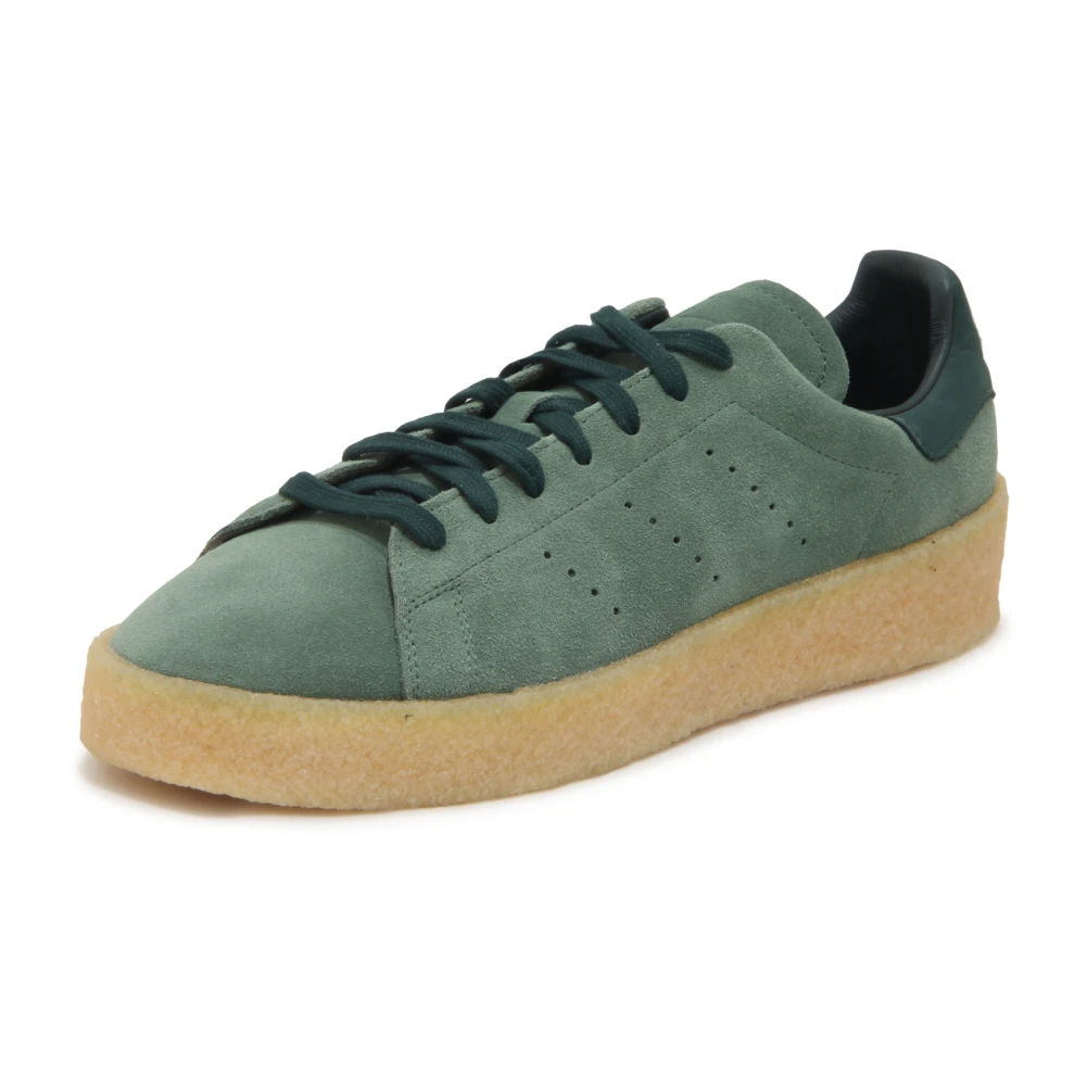 Adidas Men's Green Stan Smith Crepe Suede Shoes