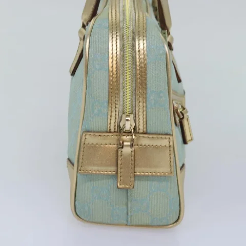 Gucci Vintage Pre-owned Canvas gucci-bags Blue Dames