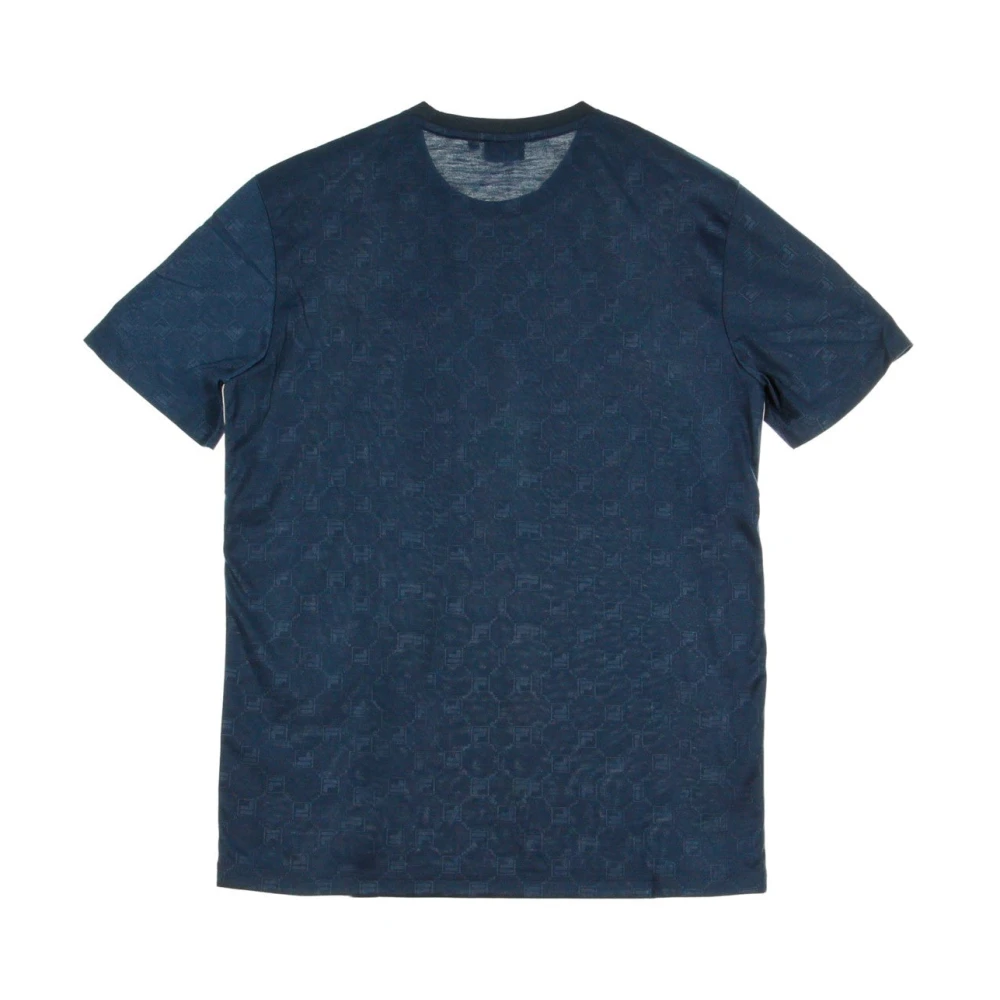 Fila Zwart Iris Heren Tee Stijlvol Blue Heren