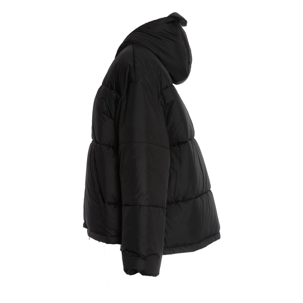 N21 Korte Oversized Donsjas in Nero Black Dames