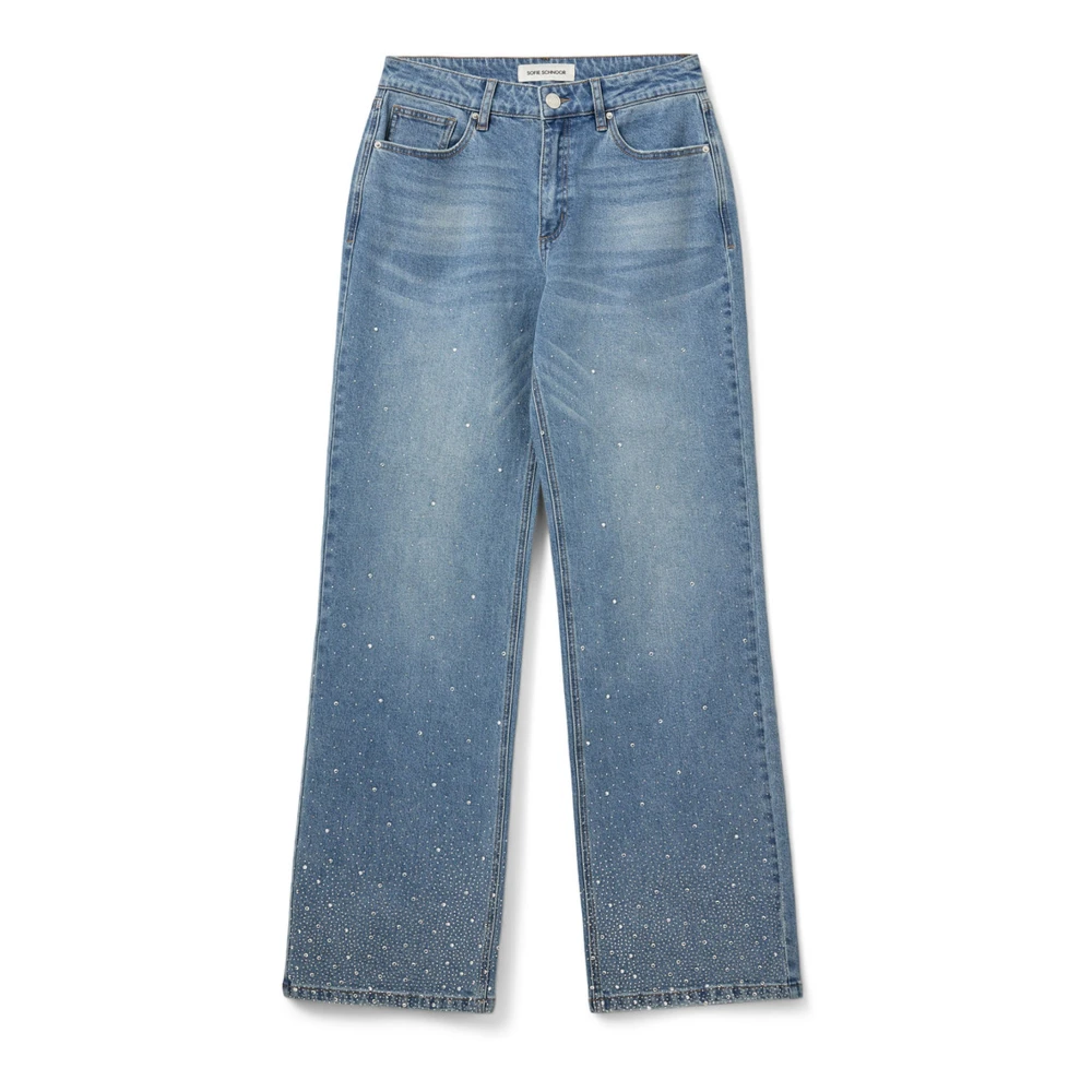 Sofie Schnoor Blue Denim Jeans - Parissw 5002 - Female - Straight Fit Jeans - Xl - Jeans