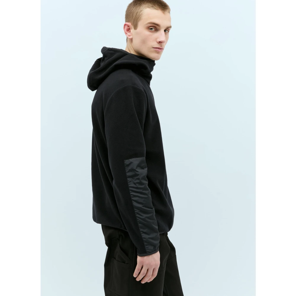 Moncler Tech Panel Hoodie Black Heren
