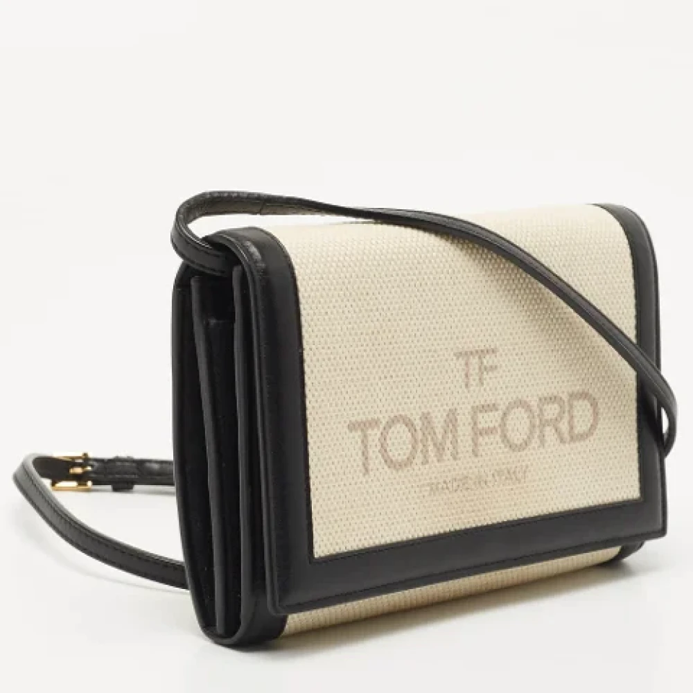 Tom Ford Pre-owned Canvas wallets Black Dames