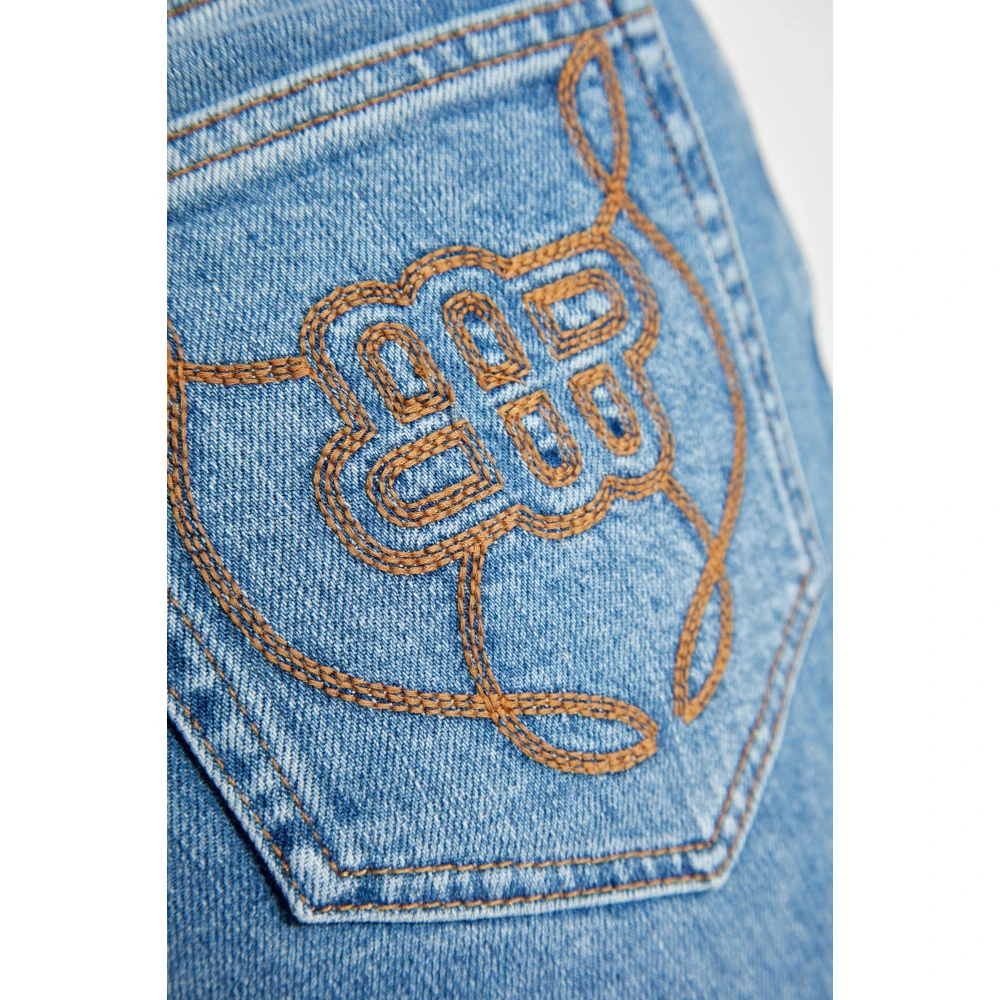 Munthe Jeans met logo Blue Dames