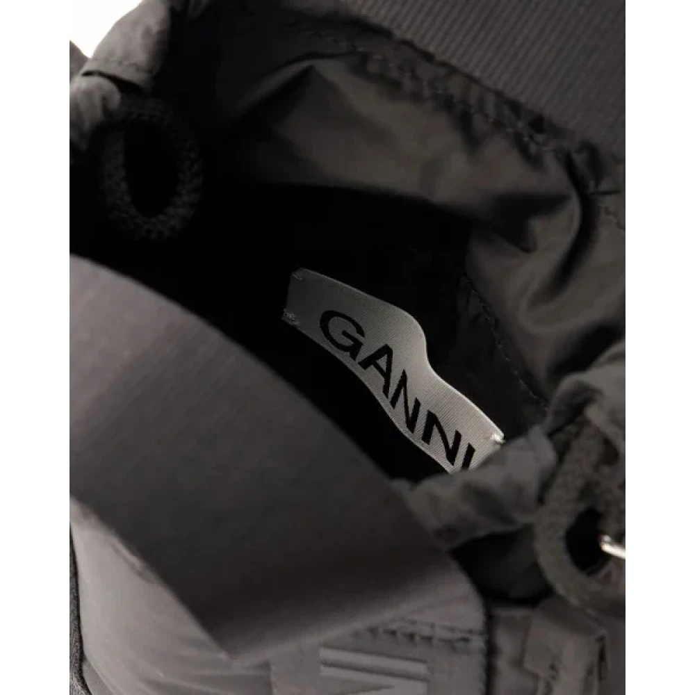 Ganni Plastic handbags Black Dames