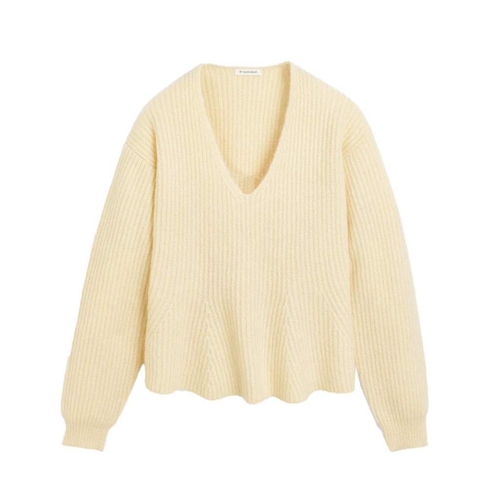 Knitwear > V-neck Knitwear - - By Malene Birger - Modalova