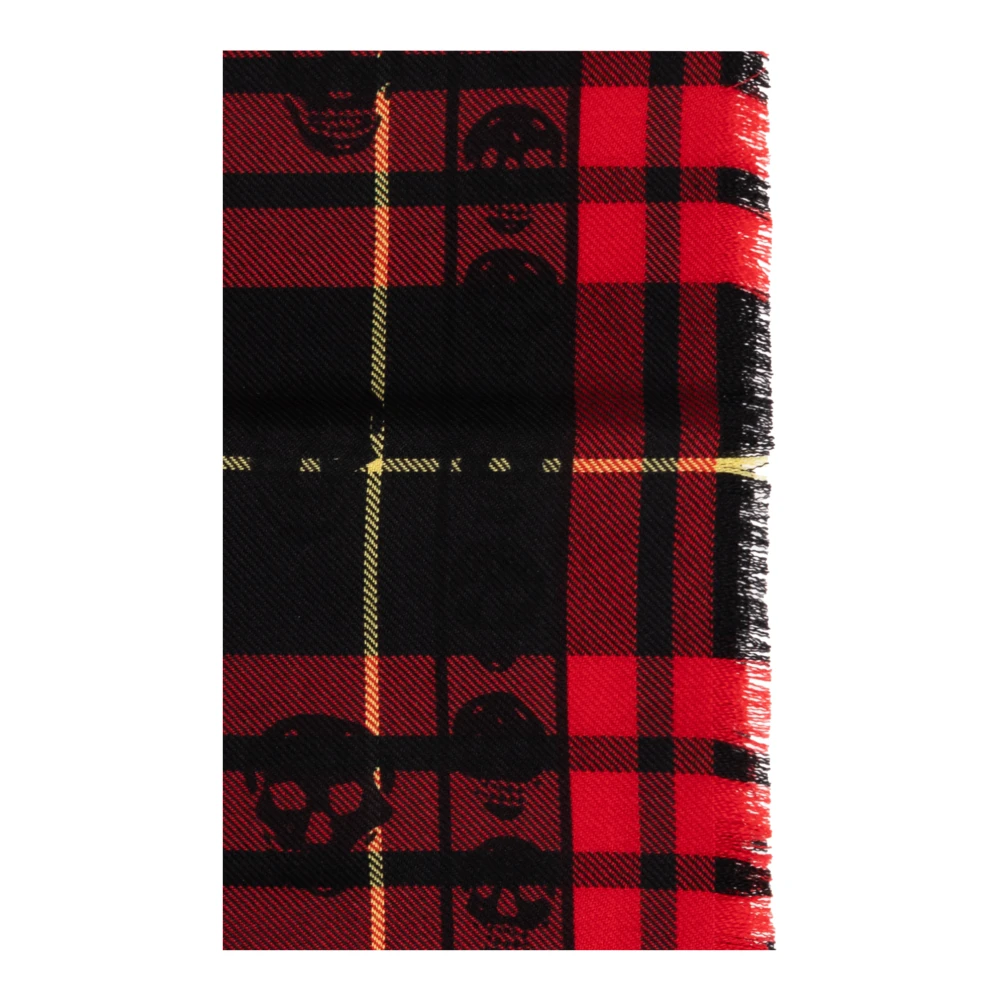 alexander mcqueen Wollen sjaal Red Heren