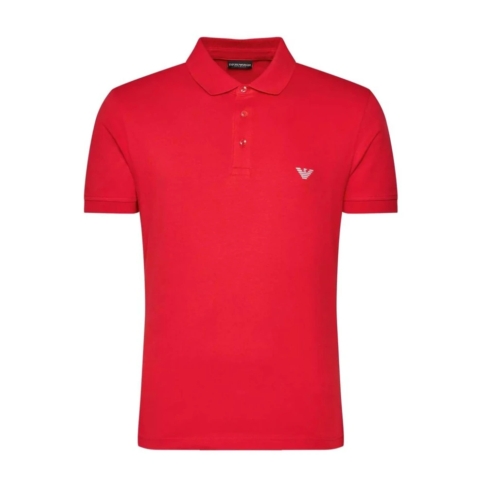 Emporio Armani Heren korte mouw polo Lente zomer collectie Red Heren